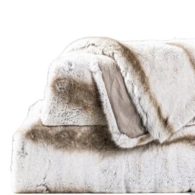 China China Disposable Custom Faux Fur Sofa Throw Blanket For Winter for sale