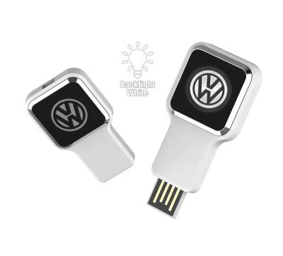 China Logo lighting when connect to flash pendrive pendrive flash drive backlight USB computer brand LED 16GB USB stick pendrive for sale