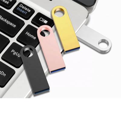 China Cheapest Metal PenDrive 4GB Mini Metal Usb Stick With Keychain 2.0 And 3.0 Memory USB Flashdrives for sale