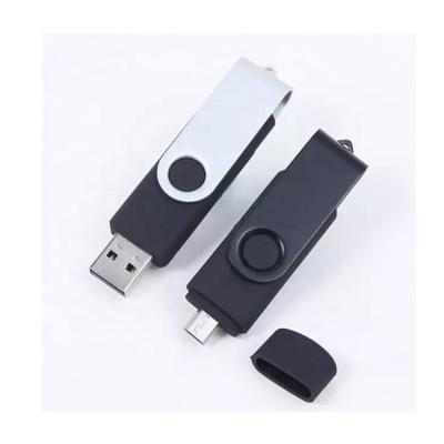 China 360Â ° can be rotated and used for dual port phone and usb port promo 2 in 1 swivel usb otg reader 8gb micro otg tornado u disk 32gb flash thumb drive for sale