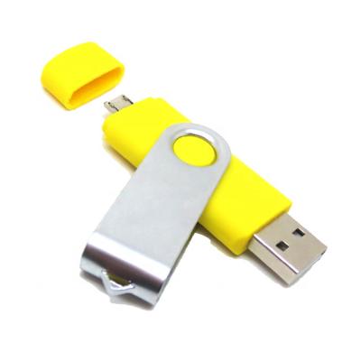 China Suitable for android and portable usb 2 in 1 usb flash 2.0 and 3.0 usb flash usb phone swivel OTG memory stick classic usb pendrive for sale