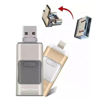 China Suitable for type-c; Android; Apple Phone Portable 3 In 1 High Speed ​​Phone OTG USB Pendrive 32gb 64gb 128gb Flash Usb Drive for sale