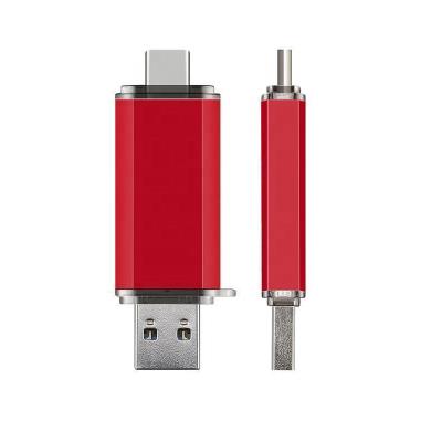 China 2 in 1 Custom Type-C USB Port Function Type-C + USB Memory Sticks Pendrive New USB Flash 16gb 32gb 64gb USB for sale