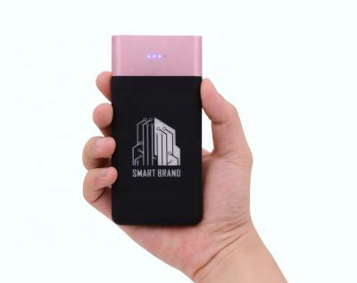 China Brand light up logo when new 2020 super trending product portable power banks touch brand logo LED light mobile phone powerbank 10000mAh for sale