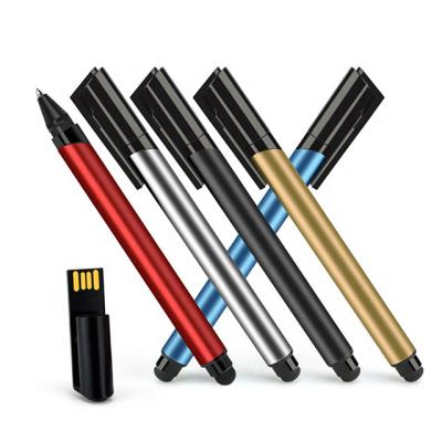 China Metal 3 in 1 Multifunctional Ball Pen USB Stick Pendirve 8GB 16GB USB Flash Drive 2GB 4GB USB Pendirve 8GB 16GB for sale