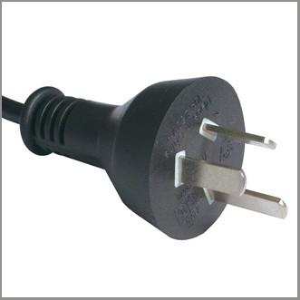 China Argentina mains cord, IRAM approved AC power cord plug for sale