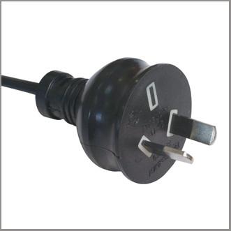 China Australian approved Flat PVC Cables with 2-pin 7.5amp Australian plug for sale