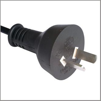 China Argentina power cables with 2-pin power cord plug IRAM approval for sale