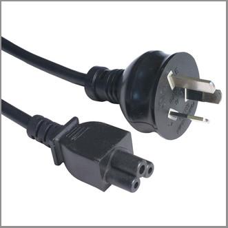 China Australian laptop power cables, AC adapter cord with C5 connector for sale