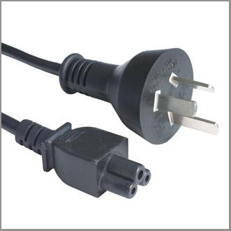 China Argentina laptop power cable with C5 connector, IRAM AC adapter cords for sale