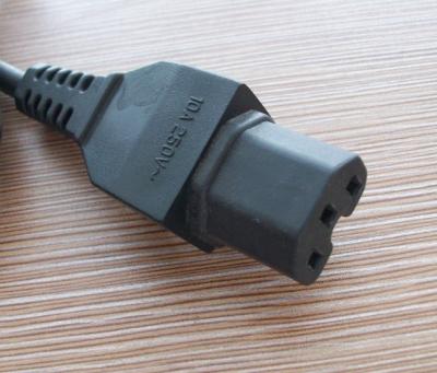 China IEC60320 C15 power cord connector for sale