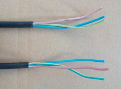 China Rubber power cables VDE approved H05RN-F/H05RR-F/H07RN-F power cords for sale