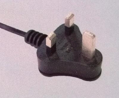 China UK Non-Fused Power Cord Plug, BS1363A Moulded Plug for sale