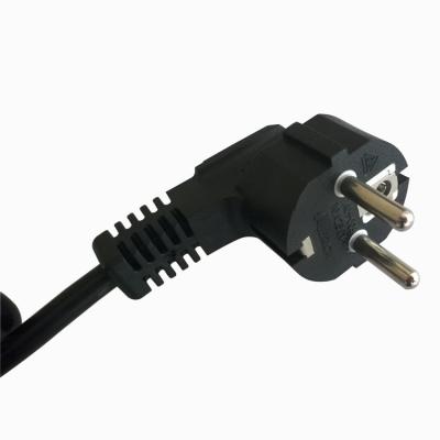 China Euro CEE7/7 schuko plug, type E type F plug, VDE certified AC power cord for sale