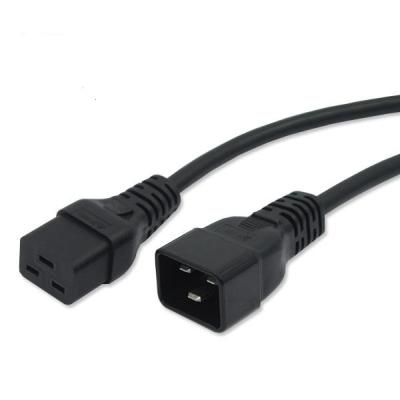 China IEC320 C19 to C20 power connecting cord for sale