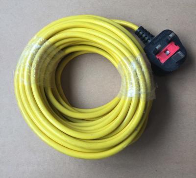 China British power cord for UK outdoor use BS approved with moulded safe plug for sale