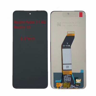 China Original Xiaomi Redmi 10 LCD Display + Front Glass LCD Screen Touch For Xiaomi Redmi Note 11 LCD 4G for sale