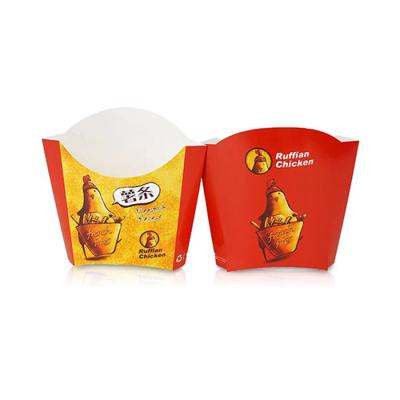 China Disposable Take Out Food Packaging For Fries , Custom French Fries Box For Sale for sale