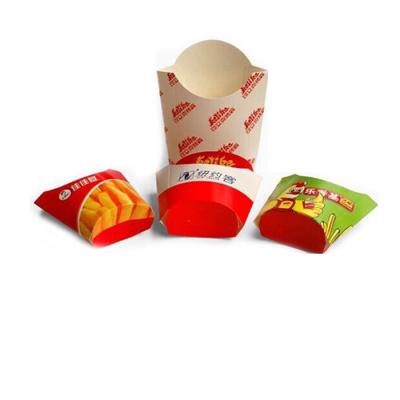 China Disposable Take Away Food McDonalds Disposable French Fries Packaging Boxes for sale