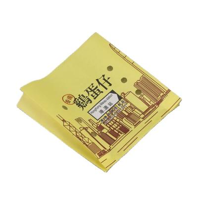 China Custom Recyclable Factory Printing Bubble Waffle Paper Bag Food Grade Paper Bag for sale