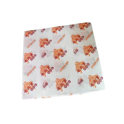 China Custom Greaseproof Printed Factory Food Grade Sandwich Wrapping Paper for sale