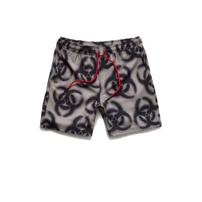 China New Arrival Antibacterial Custom Printed Design Mens Swim Trunks Summer Boardshorts Mesh Striping Beach Abbreviations Mens for sale