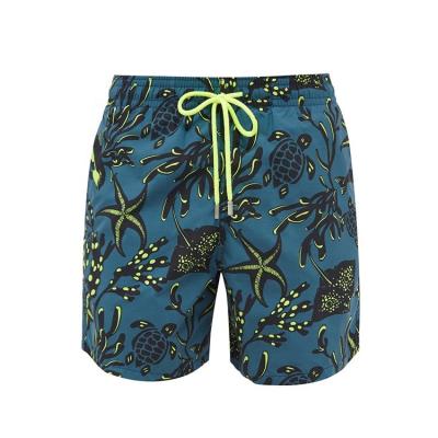 China Custom Logo Mesh Anti-wrinkle Shorts Beach Shorts Men's Quick Dry Board Shorts Empty Swim Trunks for sale