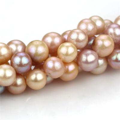 China Genuine Pearl 11-13mm aa edison round real natural freshwater pearl freshwater pearl cultured pearls for sale