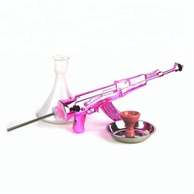 China Modern Desktop Smoking Set Portable Clear Glass Eco - Friendly Big Smoking Shisha for sale