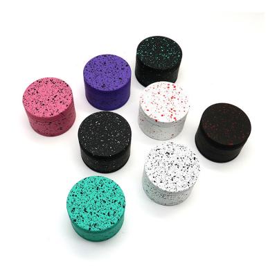 China 63mm Tobacco Herb Grinder White Black Coloraluminum Minimalist Environmental Degradable Grinders for sale