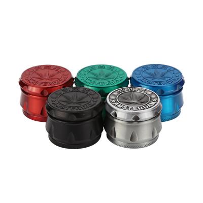 China Wholesale Zinc Alloy Herb Grinder Small Herbal Grinder Zinc Alloy Dry Weed Weed With Gift Box Packing for sale