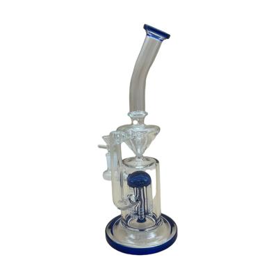 China Wholesale price glass 12 inch 550 gram water hookah pot party glass smoke pot for sale