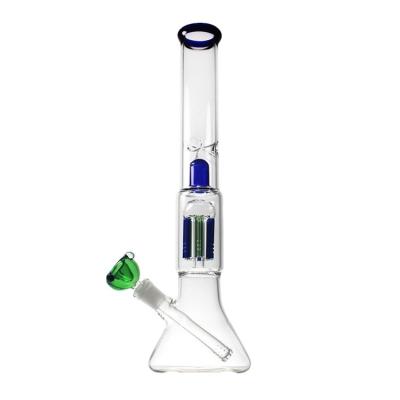 China Hot-selling Smooking Shisha Showerhead Glass Perc Waterpipe Smoking 11 Inch Percolator Pipe Accessories for sale