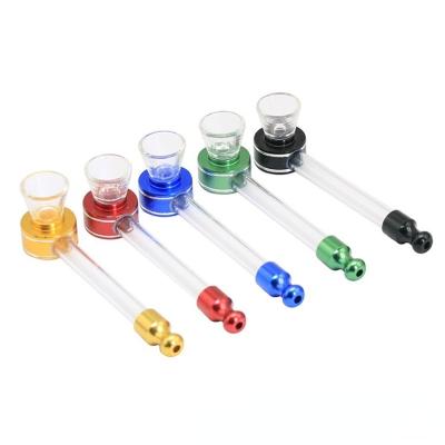 China Hot Selling Reusable Glass Herb Smoking Accessories Cigarette Holder Smoking Pipes Smoking Accessories for sale