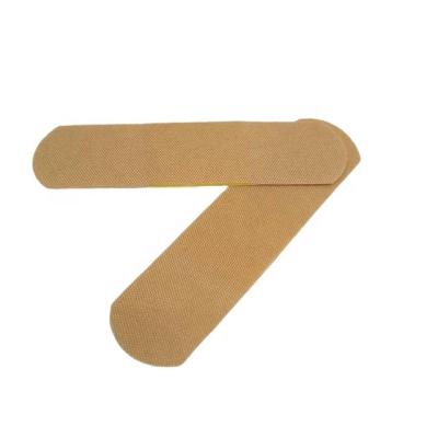 China 70 x 18 mm Fabric Adhesive Skin Color Bandage OEM Wound Plaster Comfortable Aid Tape for sale