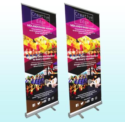 China Advertising Foil Roll Up Standee Standard Size Roll Up Banner 200x85 for sale