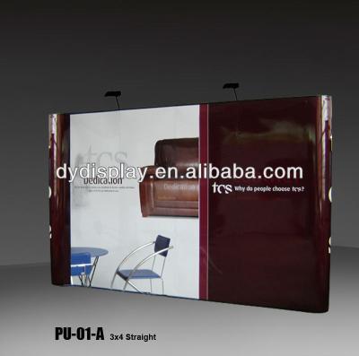 China Durable aluminum upright pop stand up display/3x4 upright pop up display for sale