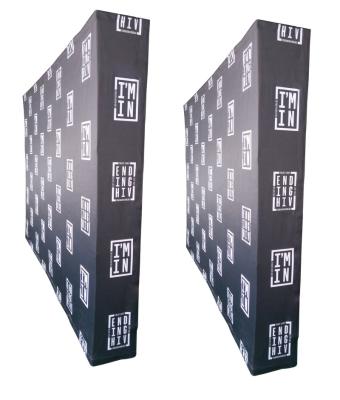 China Light Weight Pop Display Stand Exhibition Wall Banner Trade Show Backdrop Stand for sale