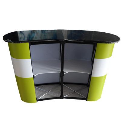 China For Advertising Pop Up Promotion Counter Display Reception Counter Aluminum Table For Trade Show Booth / Exhibition for sale