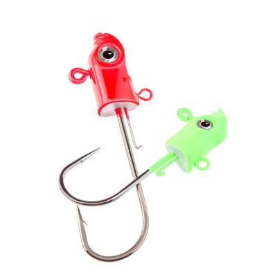 China High Quality A7 Painted Fishing Lead Jig Hook Lead Head for sale