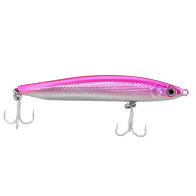 China Wholesale Price Chinese Selling ABS Plastic Sinking Pencil Hard Plastic Bait Fishing Lures for sale