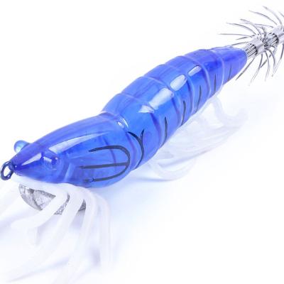 China Plastic Plastic Saltwater Fishing Lure Hard Jigs Lure Artificial Bait With Squid Hook for sale