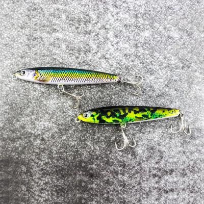 China ABS Plastic 3D Printing Sinking Pencil 10G/14G Lure Fishing Lure Hard Bait Artificial Fishing Lure for sale