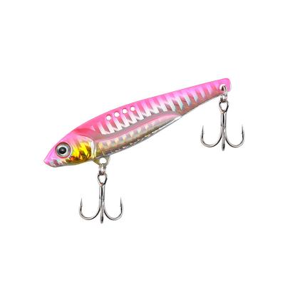 China Metal 7G/10G/15G Hard Lure VIB Fishing Lure 3D Eyes Hook 7g 10g 15g 3 Times Blood Tank for sale