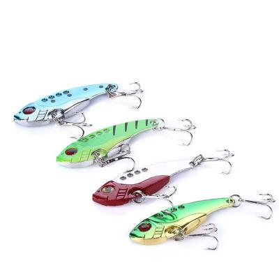 China Vertical Metal Plated VIB Fishing Tackle Metal Vibroflotation VIB Sub Bait for sale