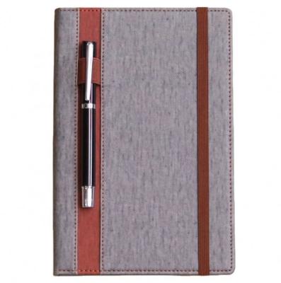 China Best Selling Promotion Hardcover Book Elastic Band Pen Holder Oem Embossed Logo Custom Design Notebook A5 for sale