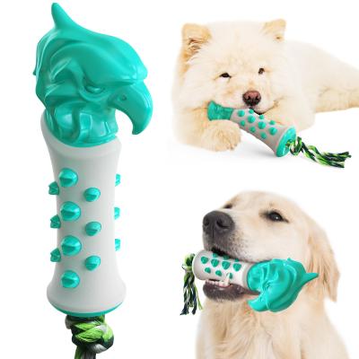 China Viable Hot Sale Hawk Scepter Nylon Shell Dog Anti-bite Molar Stick Pet Teeth Cleaning Toy for sale