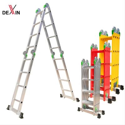 China Aluminum Folding Ladders China Multi Purpose Folding 4x2 4x3 4x4 4x5 4x6 Step Ladder for sale