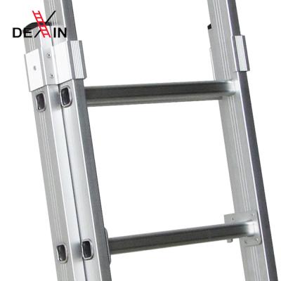 China DX-4260 Folding Ladders, 6M Safety Portable Twin-Steps Folding Ladders Step Combination H Aluminum Leaning Ladders TUV Certified for sale