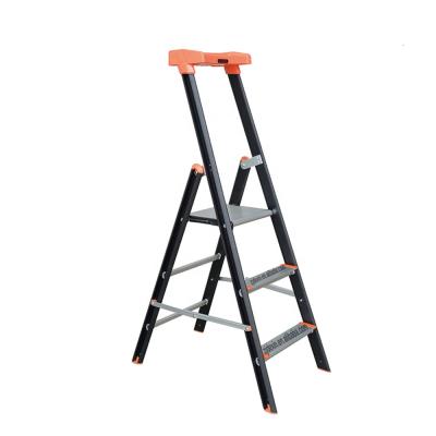 China DX-9200 Series3 Folding Ladders, Professional Aluminum Ladder Safety Portable Step Extension Folding Ladders with Tool Tray for sale